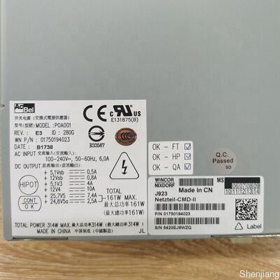 منبع تغذیه Wincor 1750194023 CMD II 161w C4060 قطعات یدکی دستگاه خودپرداز