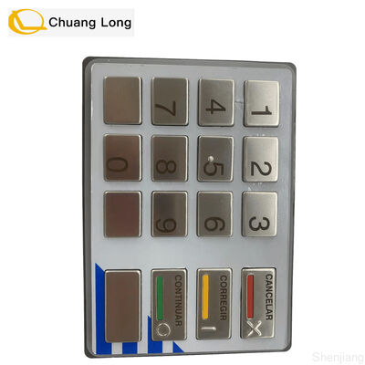 49216680764E دستگاه خودپرداز Diebold Diebold Opteva EPP5 BSC LGE ST STL صفحه کلید نسخه اسپانیایی Diebold EPP 5 صفحه کلید 49-216680-764E