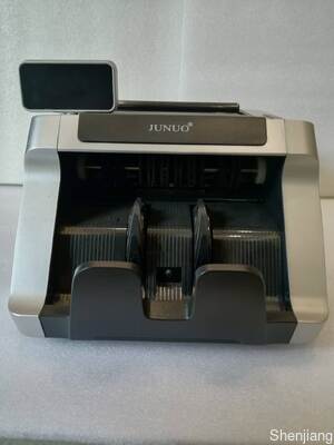 JUNUO C05 دستگاه بانکداري دستگاه سنج پول قطب نقدي سياه با صفحه نمایش LED