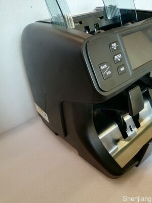 SH-208C-2CIS مخلوط فلزی شمارنده ارزش جیبی تجهیزات بانک مالی با دستگاه شناسایی پول برای مدیریت پول نقد NT808251100550001