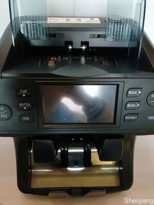 SH-208C-2CIS مخلوط فلزی شمارنده ارزش جیبی تجهیزات بانک مالی با دستگاه شناسایی پول برای مدیریت پول نقد NT808251100550001