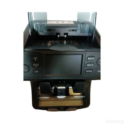 SH-208C-2CIS مخلوط فلزی شمارنده ارزش جیبی تجهیزات بانک مالی با دستگاه شناسایی پول برای مدیریت پول نقد NT808251100550001