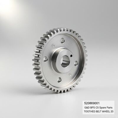 520869001 Giesecke+Devrient BPS C5 قطعات یدکی کمربند دندانه دار چرخ 20 دندانه برای مرتب کننده اسکناس